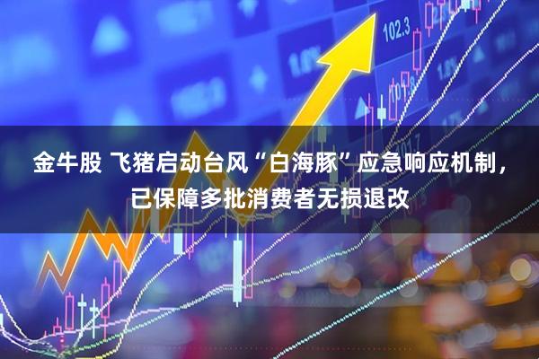 金牛股 飞猪启动台风“白海豚”应急响应机制，已保障多批消费者无损退改